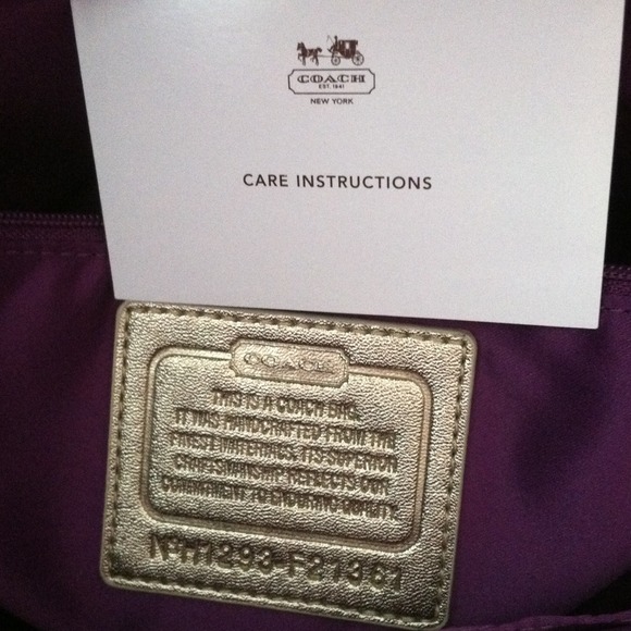 coach purse serial number authenticity